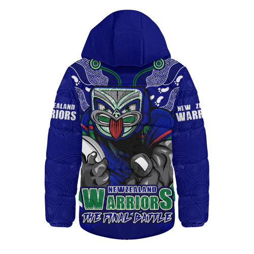 New Zealand Warriors Hooded Padded Jacket Final Clash Battle Edition