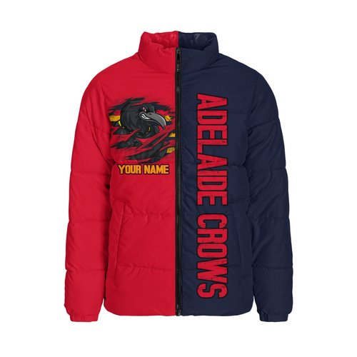 Adelaide Crows Padded Jacket Warrior's Heart Ignites