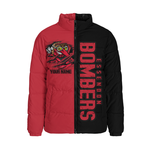 Essendon Padded Jacket Warrior's Heart Ignites