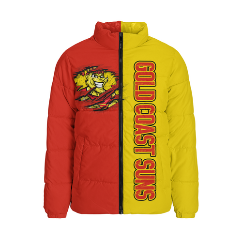 Gold Coast SUNS Padded Jacket Warrior's Heart Ignites