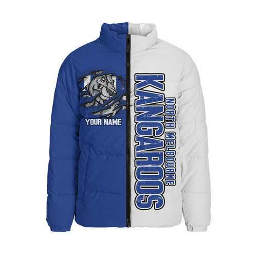 North Melbourne Padded Jacket Warrior's Heart Ignites North Melbourne Padded Jacket Warrior's Heart Ignites