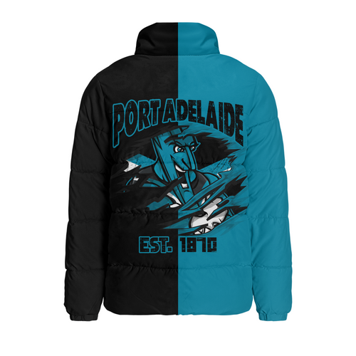 Port Adelaide Padded Jacket Warrior's Heart Ignites
