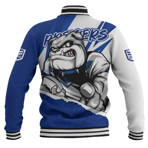 Canterbury-Bankstown Bulldogs Baseball Jacket Chasing Victory 2025 Final Series Pride Canterbury-Bankstown Bulldogs Baseball Jacket Chasing Victory 2025 Final Series Pride