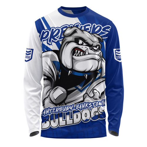 Canterbury-Bankstown Bulldogs Long Sleeve T-shirt Chasing Victory 2025 Final Series Pride