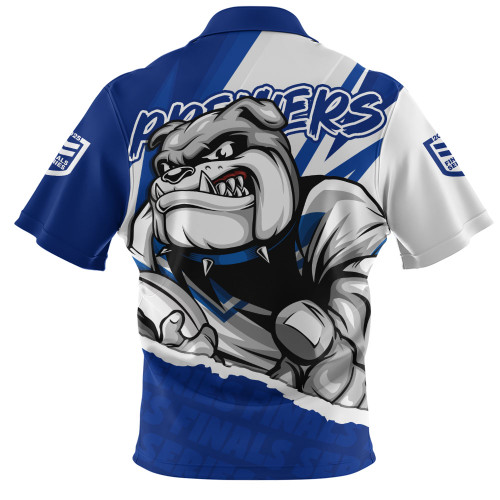 Canterbury-Bankstown Bulldogs Zip Polo Shirt Chasing Victory 2025 Final Series Pride