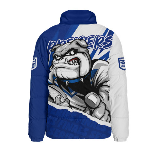 Canterbury-Bankstown Bulldogs Padded Jacket Chasing Victory 2025 Final Series Pride Canterbury-Bankstown Bulldogs Padded Jacket Chasing Victory 2025 Final Series Pride