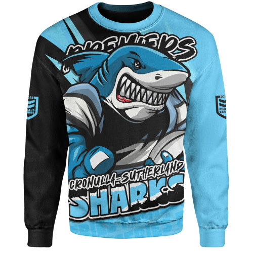 Cronulla-Sutherland Sharks Sweatshirt Chasing Victory 2025 Final Series Pride