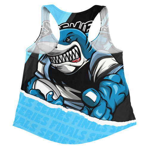Cronulla-Sutherland Sharks Women Racerback Singlet Chasing Victory 2025 Final Series Pride Cronulla-Sutherland Sharks Women Racerback Singlet Chasing Victory 2025 Final Series Pride