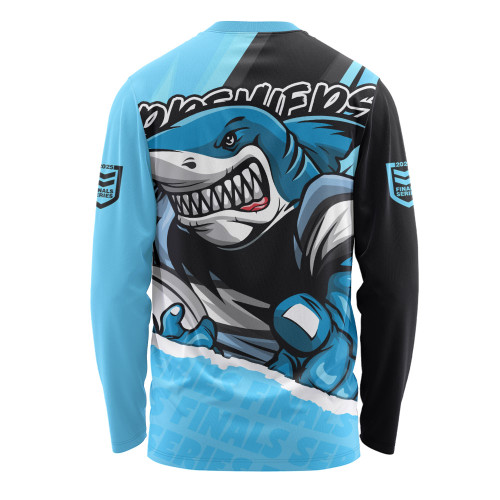 Cronulla-Sutherland Sharks Long Sleeve T-shirt Chasing Victory 2025 Final Series Pride