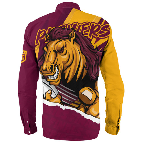 Brisbane Broncos Long Sleeve Shirt Chasing Victory 2025 Final Series Pride