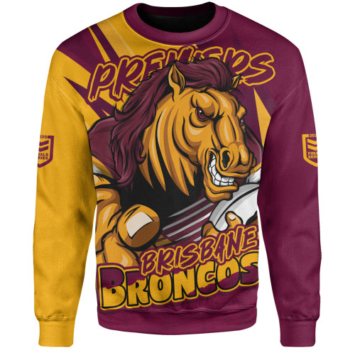 Brisbane Broncos Sweatshirt Chasing Victory 2025 Final Series Pride
