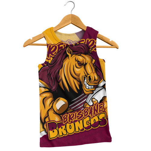 Brisbane Broncos Men Singlet Chasing Victory 2025 Final Series Pride