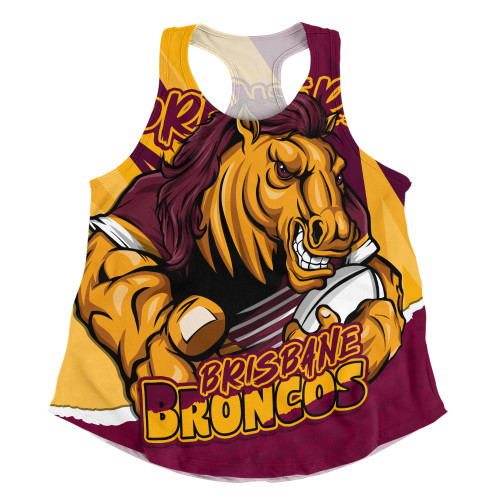 Brisbane Broncos Women Racerback Singlet Chasing Victory 2025 Final Series Pride