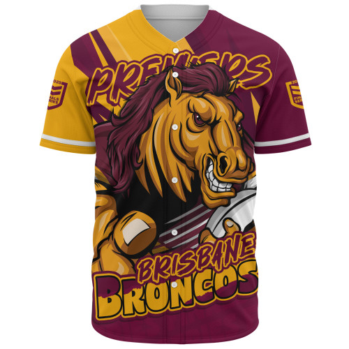 Brisbane Broncos Baseball Shirt Chasing Victory 2025 Final Series Pride