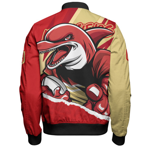 Redcliffe Dolphins Bomber Jacket Chasing Victory 2025 Final Series Pride