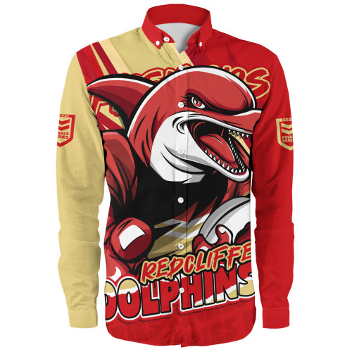 Redcliffe Dolphins Long Sleeve Shirt Chasing Victory 2025 Final Series Pride