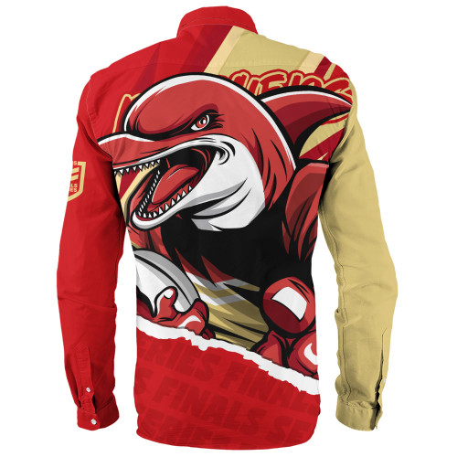 Redcliffe Dolphins Long Sleeve Shirt Chasing Victory 2025 Final Series Pride