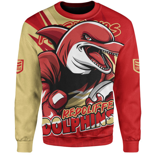 Redcliffe Dolphins Sweatshirt Chasing Victory 2025 Final Series Pride