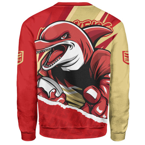Redcliffe Dolphins Sweatshirt Chasing Victory 2025 Final Series Pride Redcliffe Dolphins Sweatshirt Chasing Victory 2025 Final Series Pride