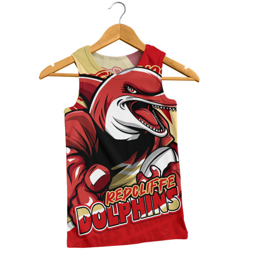 Redcliffe Dolphins Men Singlet Chasing Victory 2025 Final Series Pride