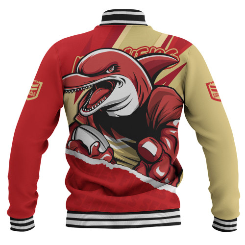 Redcliffe Dolphins Baseball Jacket Chasing Victory 2025 Final Series Pride Redcliffe Dolphins Baseball Jacket Chasing Victory 2025 Final Series Pride
