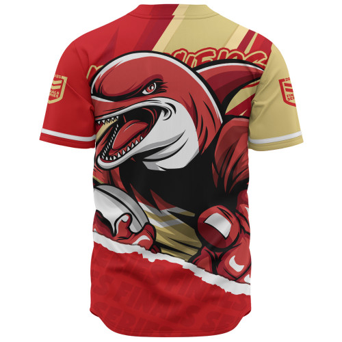 Redcliffe Dolphins Baseball Shirt Chasing Victory 2025 Final Series Pride Redcliffe Dolphins Baseball Shirt Chasing Victory 2025 Final Series Pride