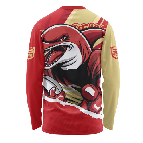 Redcliffe Dolphins Long Sleeve T-shirt Chasing Victory 2025 Final Series Pride
