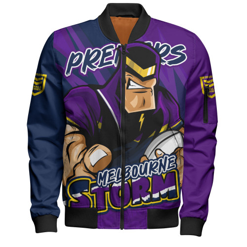 Melbourne Storm Bomber Jacket Chasing Victory 2025 Final Series Pride