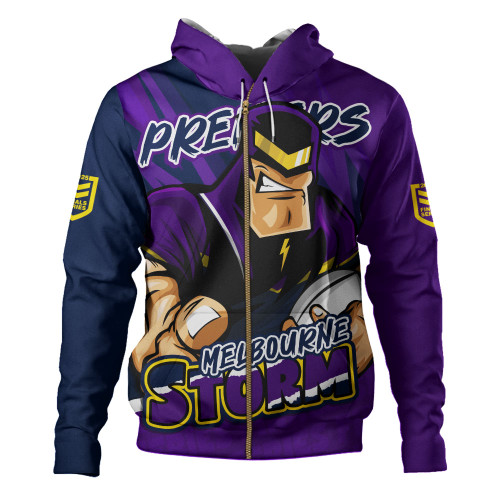 Melbourne Storm Hoodie Chasing Victory 2025 Final Series Pride