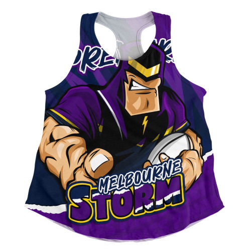 Melbourne Storm Women Racerback Singlet Chasing Victory 2025 Final Series Pride