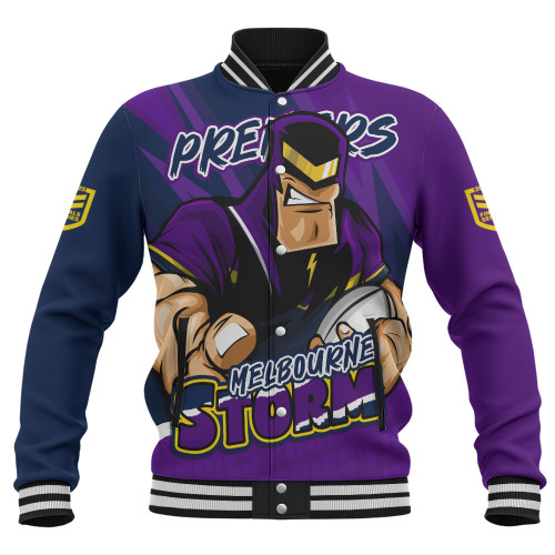 Melbourne Storm Baseball Jacket Chasing Victory 2025 Final Series Pride