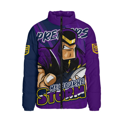 Melbourne Storm Padded Jacket Chasing Victory 2025 Final Series Pride