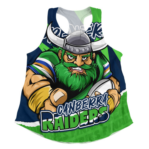 Canberra Raiders Women Racerback Singlet Chasing Victory 2025 Final Series Pride