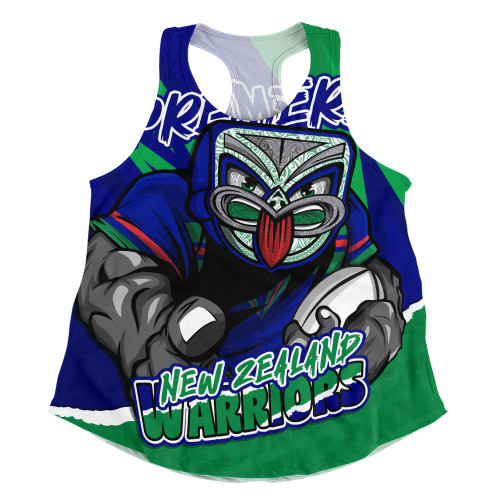 New Zealand Warriors Women Racerback Singlet Chasing Victory 2025 Final Series Pride