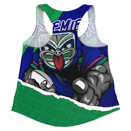 New Zealand Warriors Women Racerback Singlet Chasing Victory 2025 Final Series Pride