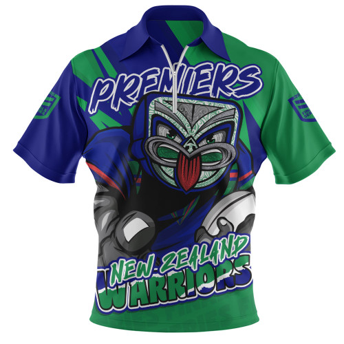 New Zealand Warriors Zip Polo Shirt Chasing Victory 2025 Final Series Pride New Zealand Warriors Zip Polo Shirt Chasing Victory 2025 Final Series Pride