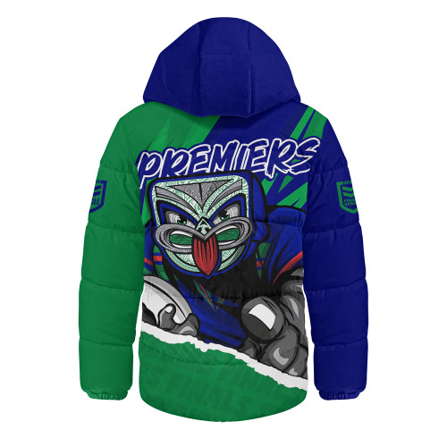 New Zealand Warriors Hooded Padded Jacket Chasing Victory 2025 Final Series Pride New Zealand Warriors Hooded Padded Jacket Chasing Victory 2025 Final Series Pride