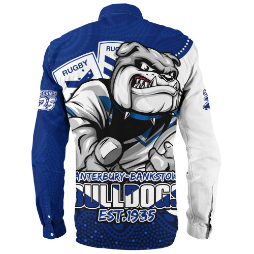 Canterbury-Bankstown Bulldogs Long Sleeve Shirt Battle For Glory Rugby Finals Edition
