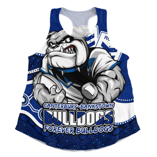 Canterbury-Bankstown Bulldogs Women Racerback Singlet Battle For Glory Rugby Finals Edition Canterbury-Bankstown Bulldogs Women Racerback Singlet Battle For Glory Rugby Finals Edition