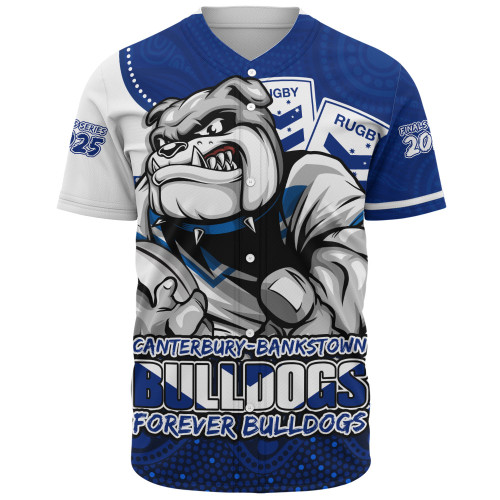Canterbury-Bankstown Bulldogs Baseball Shirt Battle For Glory Rugby Finals Edition