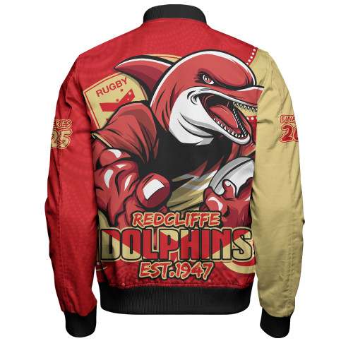Redcliffe Dolphins Bomber Jacket Battle For Glory Rugby Finals Edition