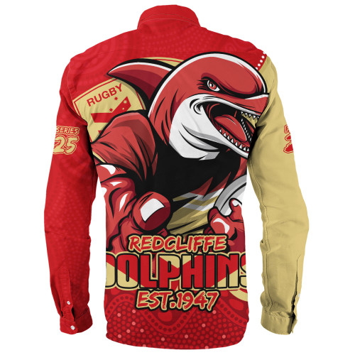 Redcliffe Dolphins Long Sleeve Shirt Battle For Glory Rugby Finals Edition