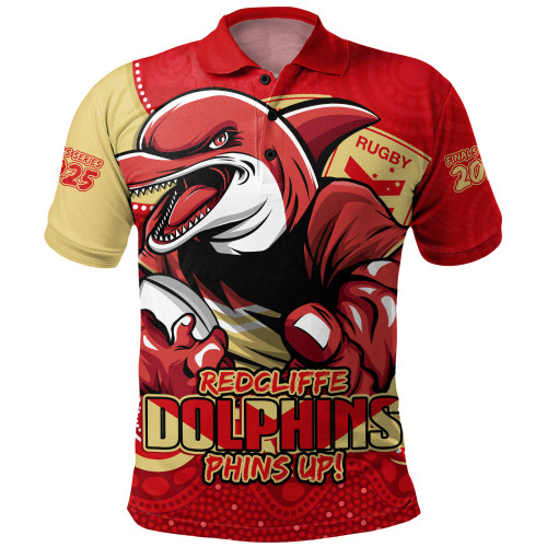 Redcliffe Dolphins Polo Shirt Battle For Glory Rugby Finals Edition Redcliffe Dolphins Polo Shirt Battle For Glory Rugby Finals Edition