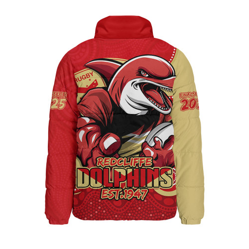Redcliffe Dolphins Padded Jacket Battle For Glory Rugby Finals Edition