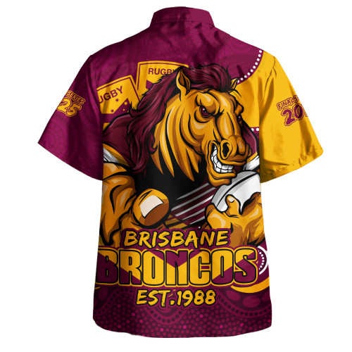 Brisbane Broncos Hawaiian Shirt Battle For Glory Rugby Finals Edition