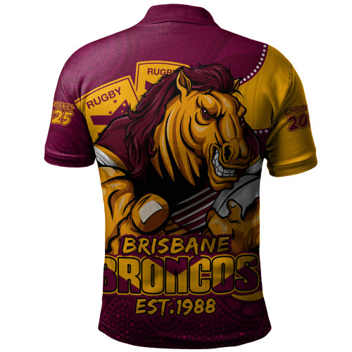 Brisbane Broncos Polo Shirt Battle For Glory Rugby Finals Edition Brisbane Broncos Polo Shirt Battle For Glory Rugby Finals Edition