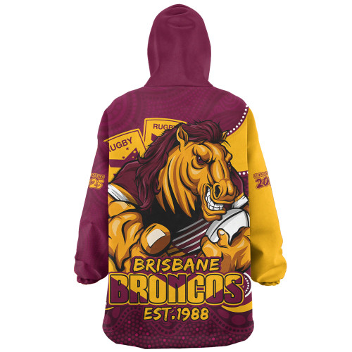 Brisbane Broncos Snug Hoodie Battle For Glory Rugby Finals Edition