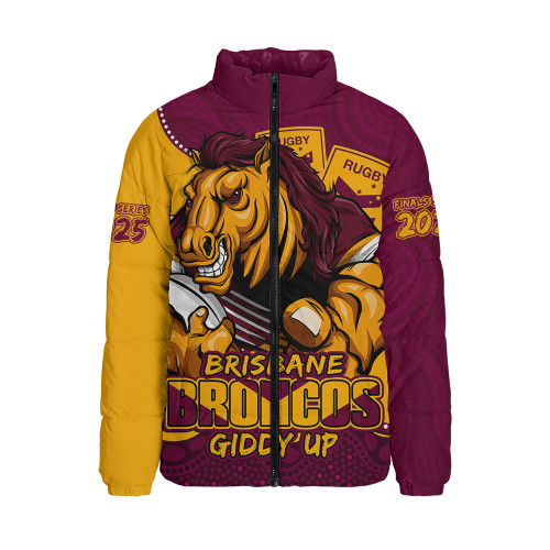 Brisbane Broncos Padded Jacket Battle For Glory Rugby Finals Edition