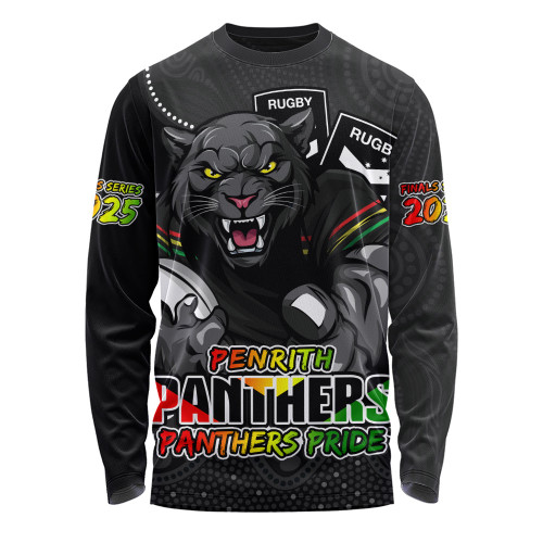 Penrith Panthers Long Sleeve T-shirt Battle For Glory Rugby Finals Edition Penrith Panthers Long Sleeve T-shirt Battle For Glory Rugby Finals Edition