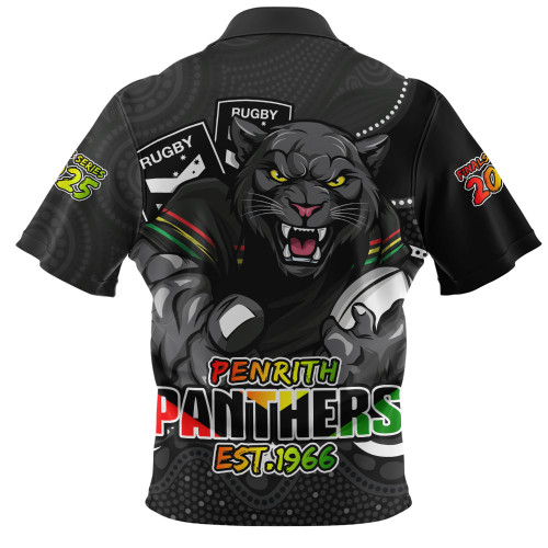 Penrith Panthers Zip Polo Shirt Battle For Glory Rugby Finals Edition